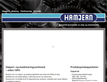 Tablet Screenshot of hamjern.no